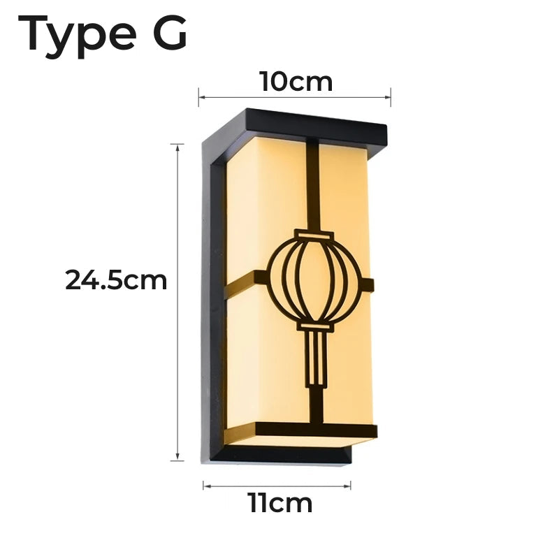OmbraLuxe™ – Applique Murale Extérieure LED 20W Étanche et Élégante