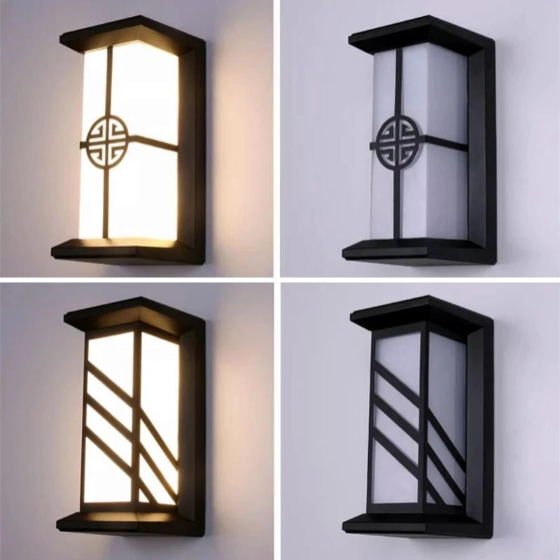 OmbraLuxe™ – Applique Murale Extérieure LED 20W Étanche et Élégante