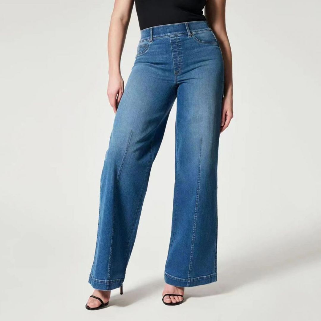 Pantalon Jean Détente Confortable avec Poches