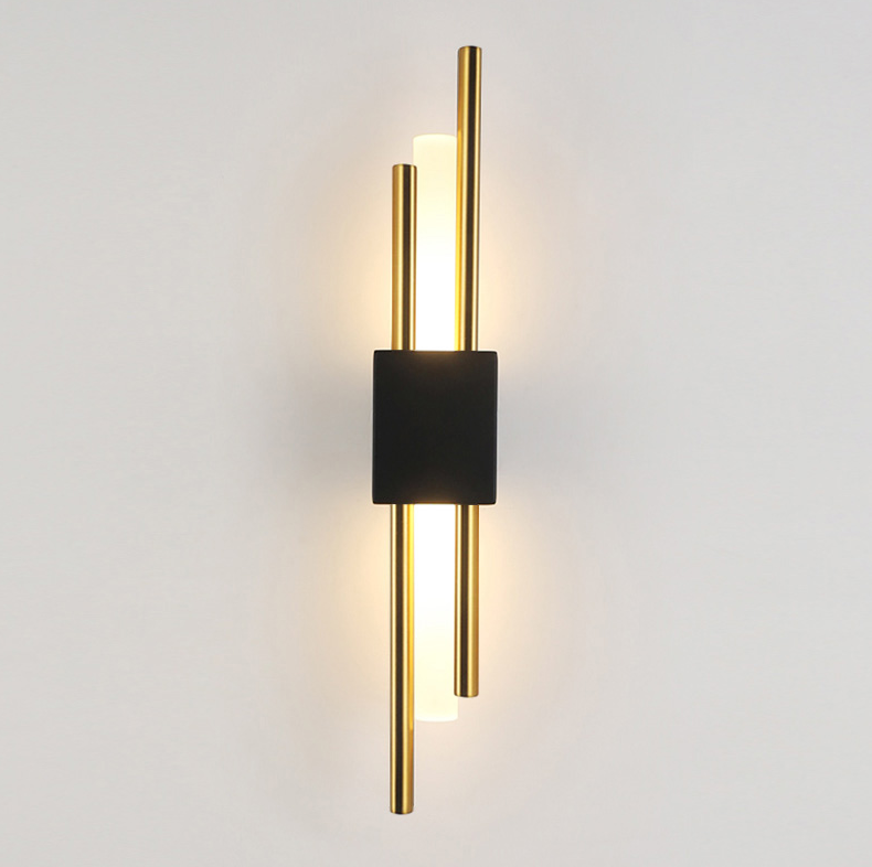 Oralis™ – Applique Murale LED Dorée & Noire Moderne Design Élégant