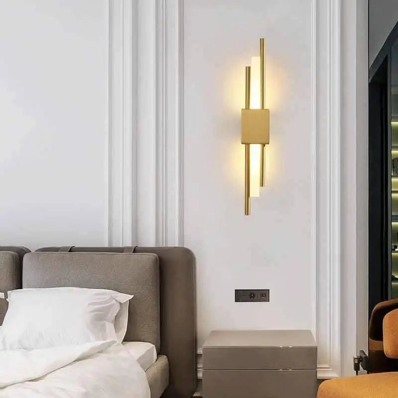 Oralis™ – Applique Murale LED Dorée & Noire Moderne Design Élégant