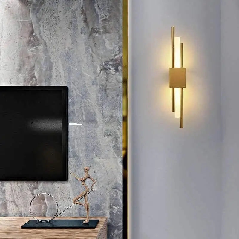 Oralis™ – Applique Murale LED Dorée & Noire Moderne Design Élégant