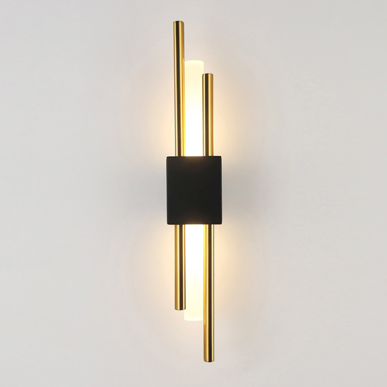 Oralis™ – Applique Murale LED Dorée & Noire Moderne Design Élégant