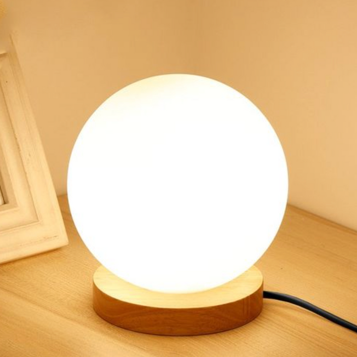 Orbilum™ – lampe de table lueur douce en globe dépoli