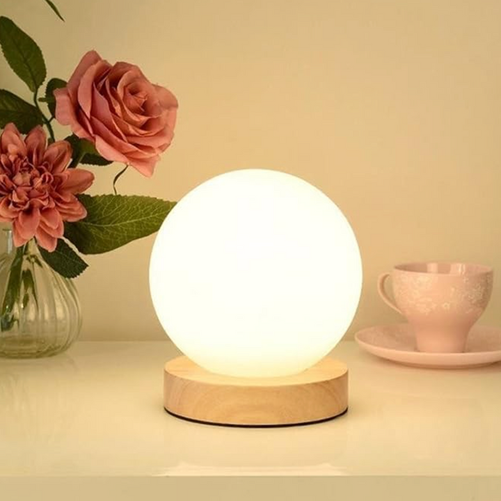 Orbilum™ – lampe de table lueur douce en globe dépoli