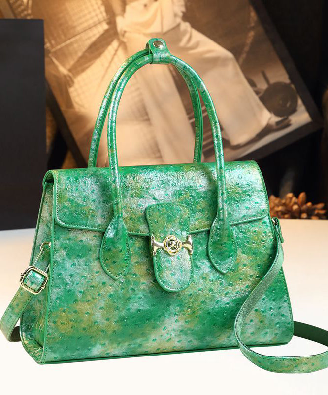 Sac à main en cuir vert foncé écologique - EasyApparels