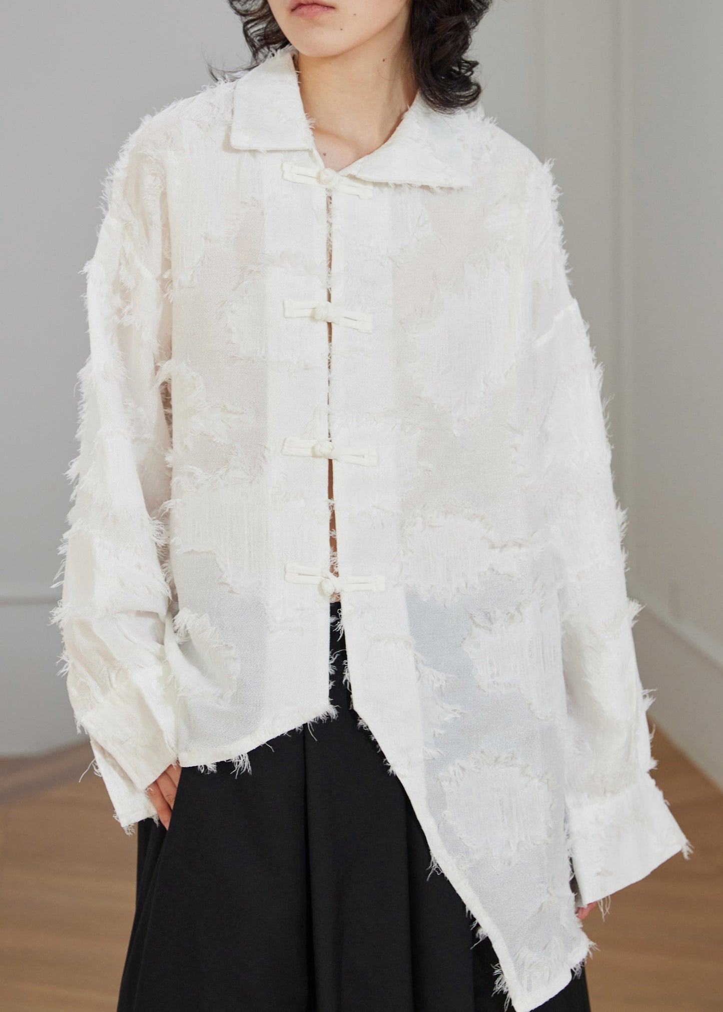 Blouses féminines en coton blanc à manches courtes pour femme - EasyApparels