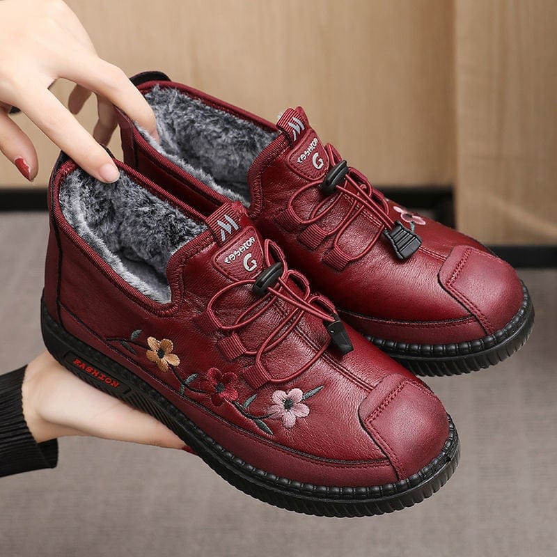 OrthoLux - Mocassins Orthopédiques Doublés de Fourrure