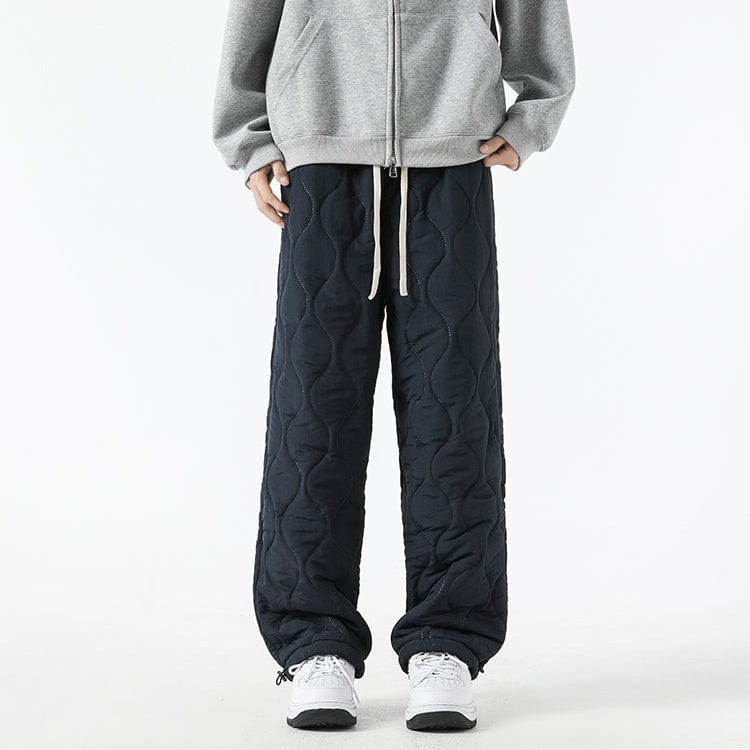 Pantalon Hiver Chaud Homme – Pantalon Polaire Élégant avec Ceinture Élastique et Coupe Dégagée