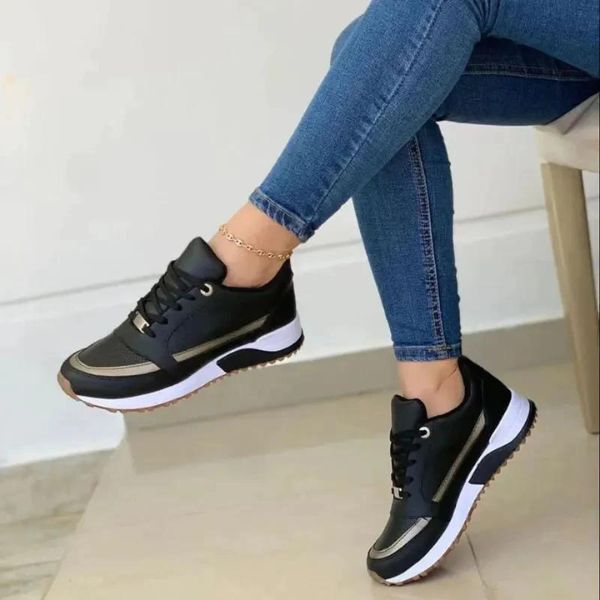 Baskets Femmes Sport Bleu Marine