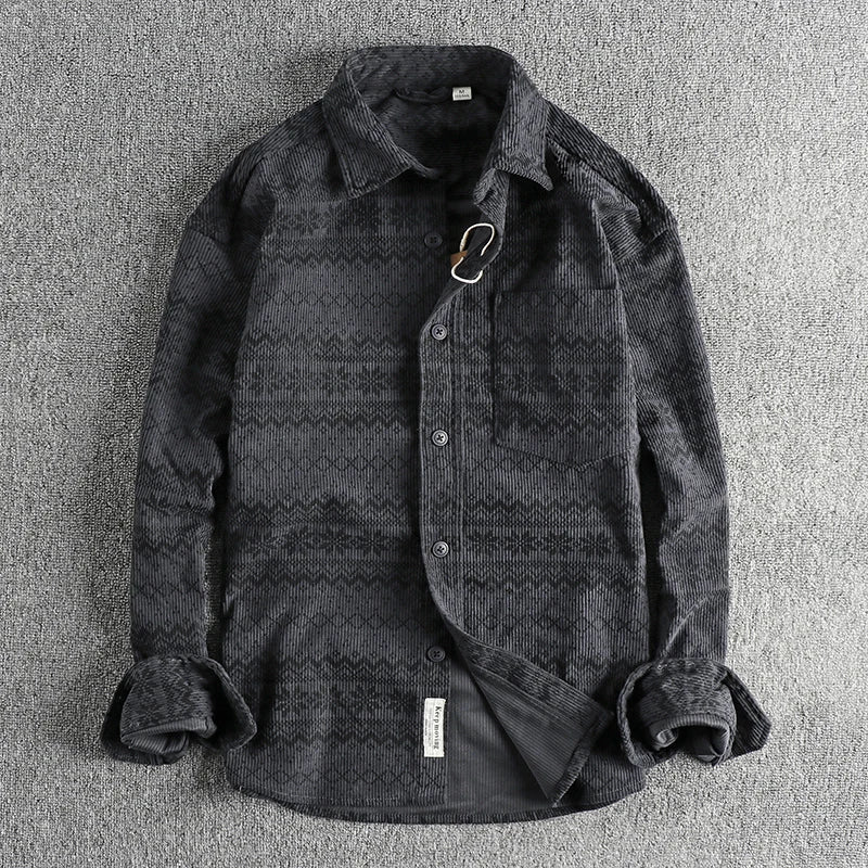 Chemise Homme Décontractée Style Vintage