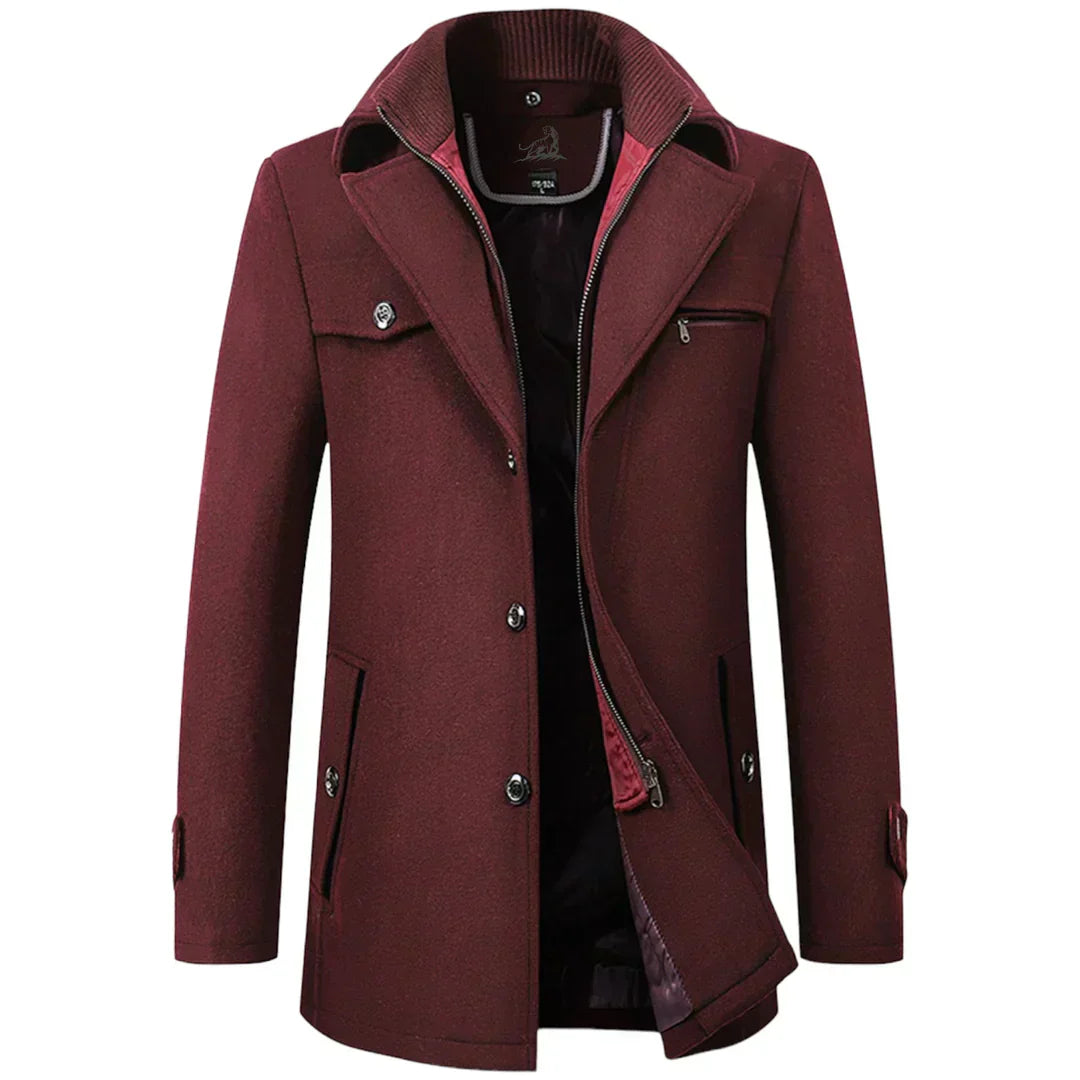 Manteau Homme Hiver Noir Tailleur
