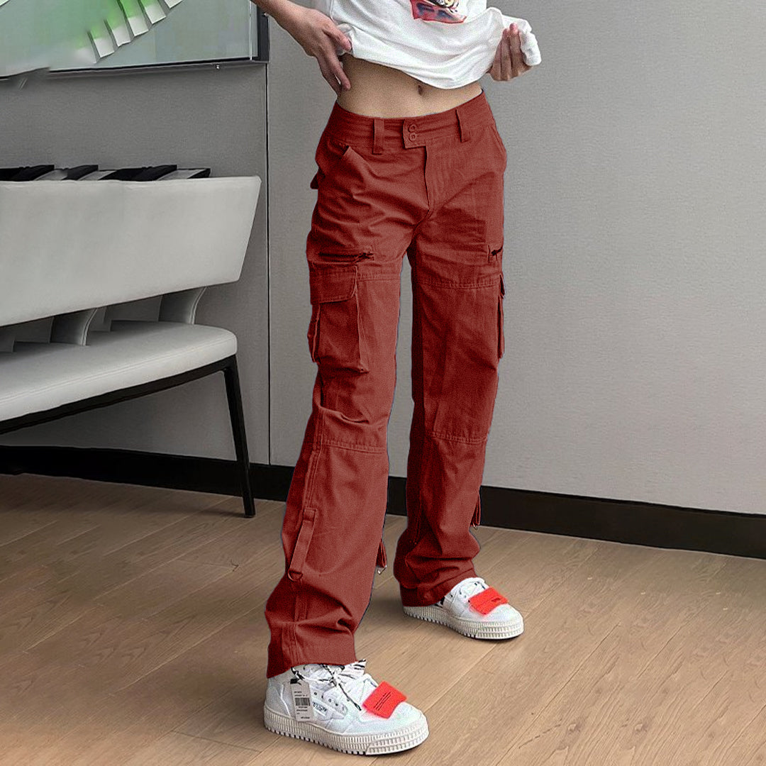 Pantalon Cargo Décontracté pour Homme avec Ceinture Élastique