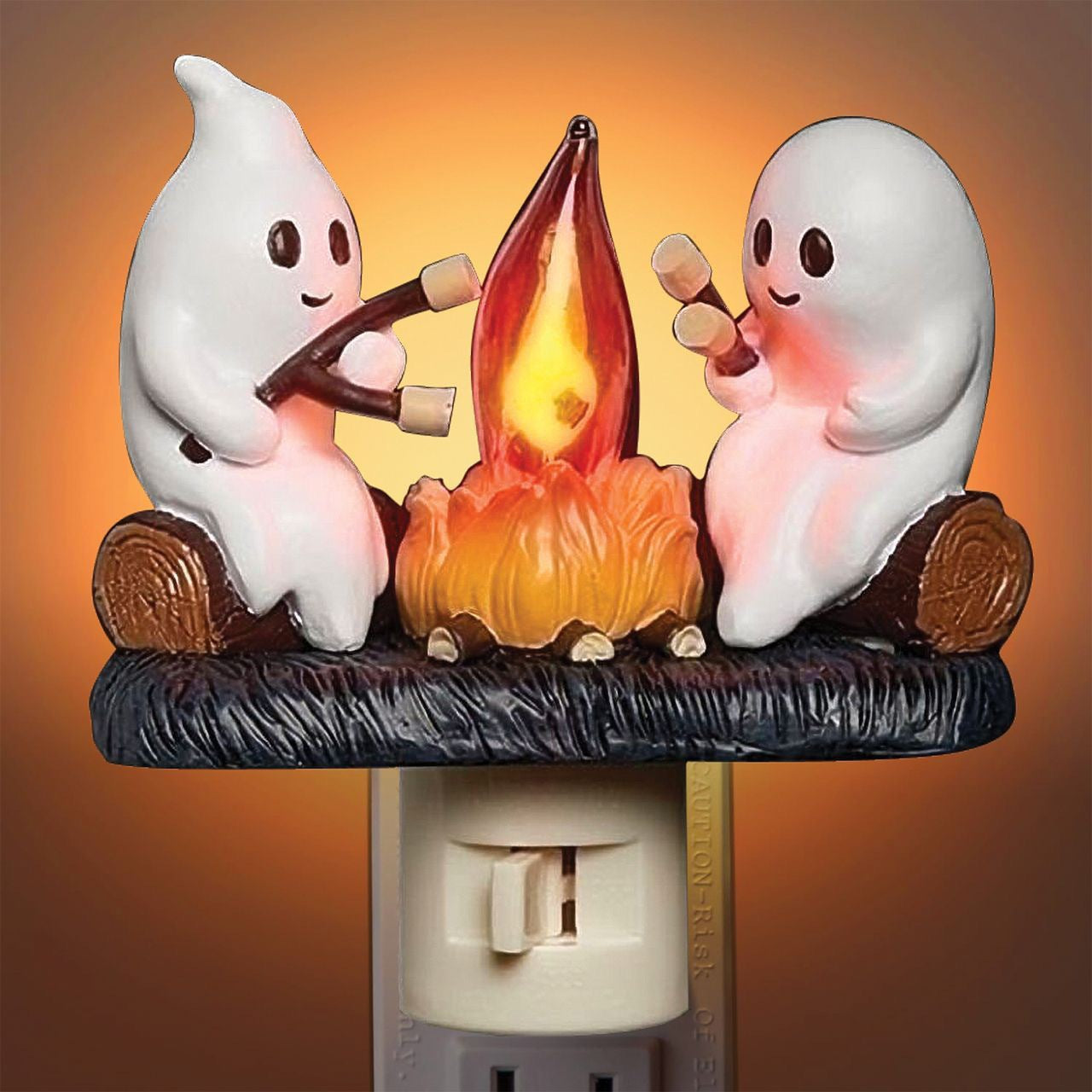 PhantoFire™ – Lampe de Table Feu de Camp Fantôme LED Décor Halloween 3D