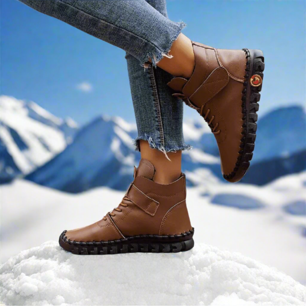 PolaireComfort™ – Chaussures Confort Femme à Intérieur Polaire