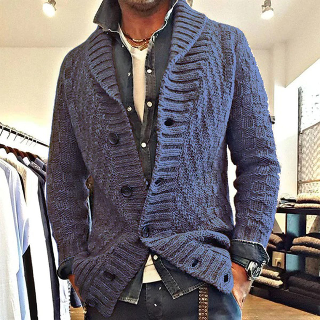 Cardigan Homme Grande Taille Doux et Élégant