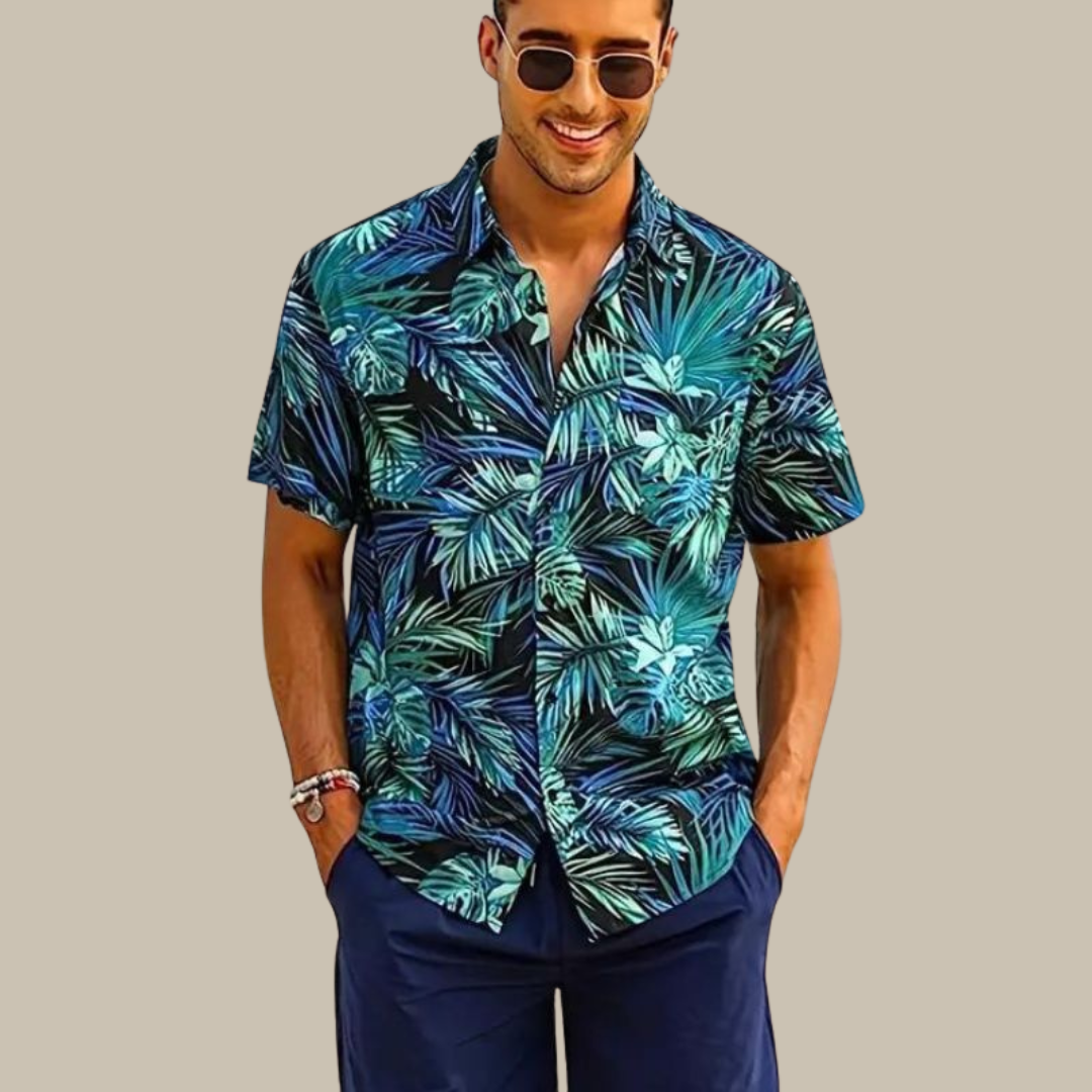 Chemise Homme Manche Courte Décontractée