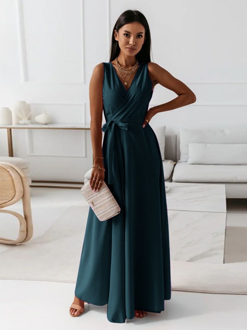 Quiana™ – Robe Femme Longue Col V