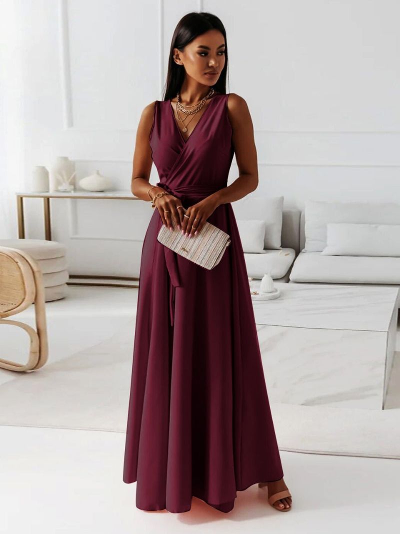Quiana™ – Robe Femme Longue Col V