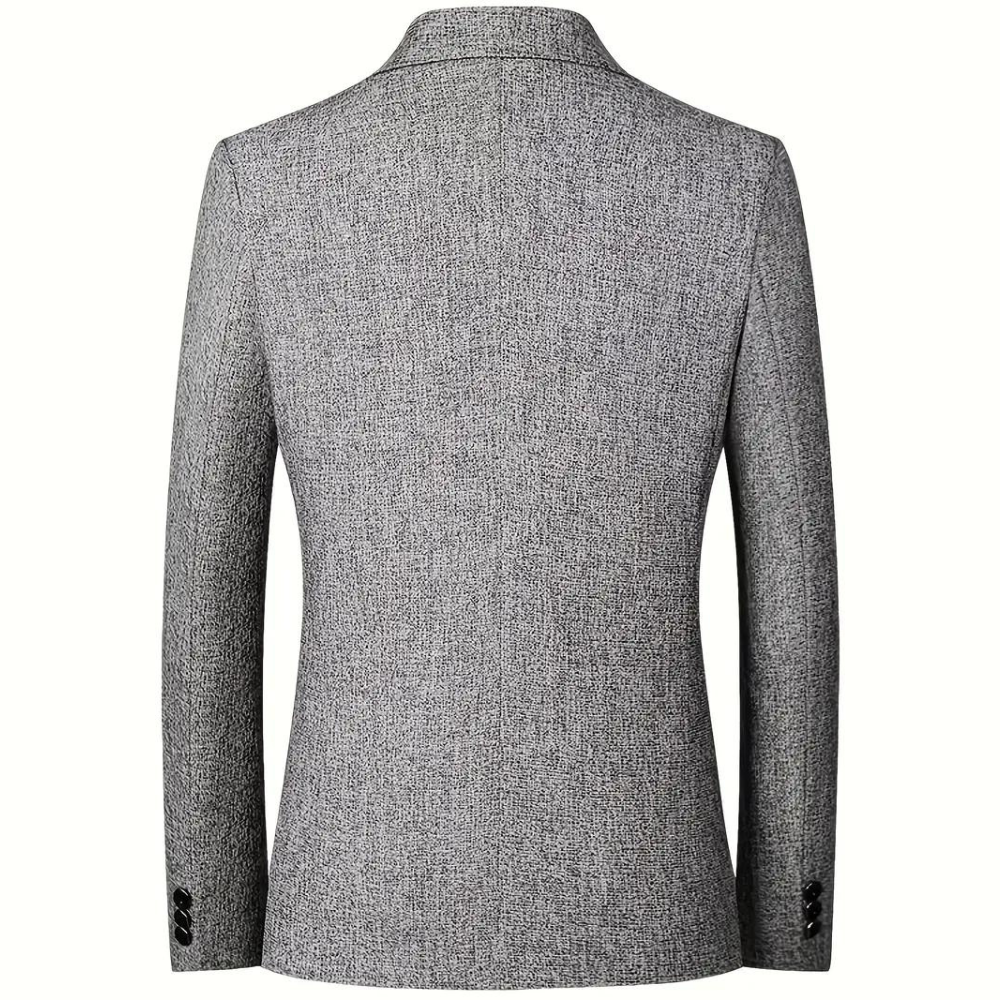 Blazer Homme Élégant Gris, Marine ou Noir