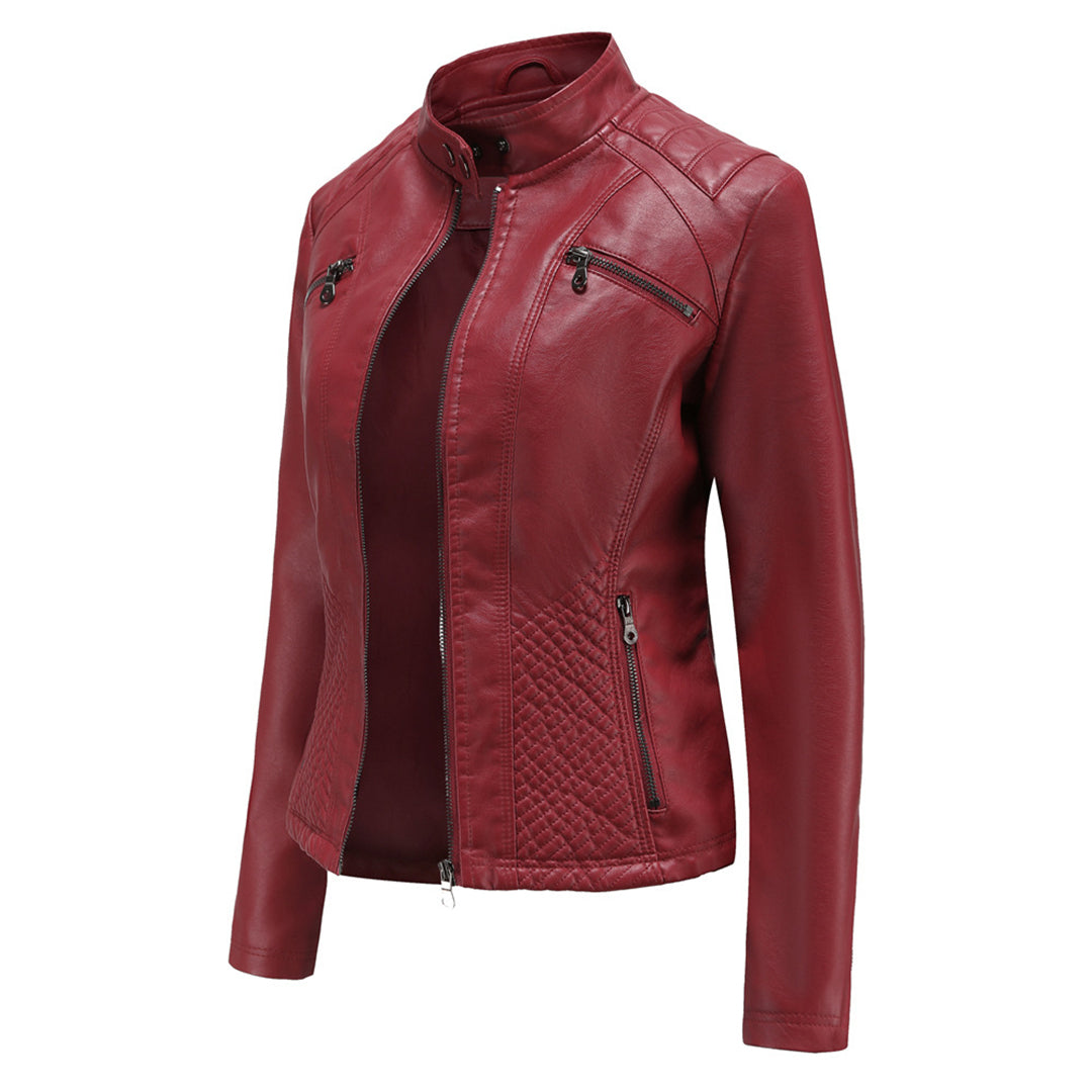 Veste Femme Modeuse à Poches et Épaules Padded