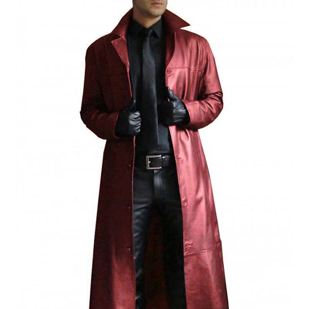 Manteau Homme Hiver Chaud avec Capuchon et Poches Réversible