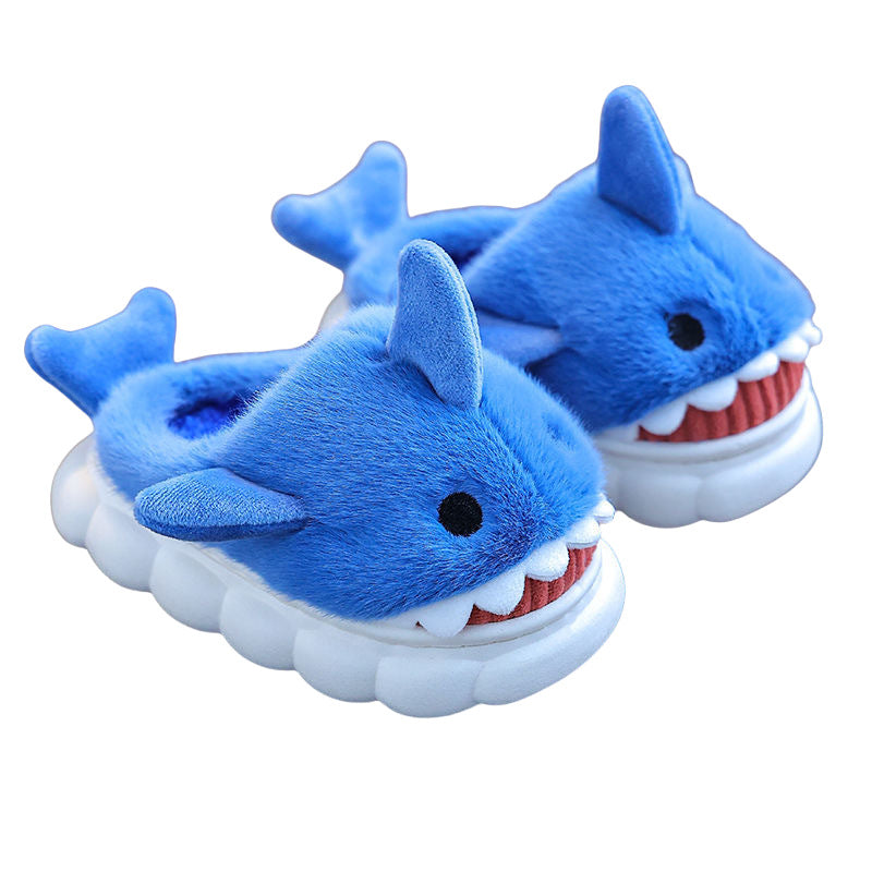 Requin™ – Pantoufles peluche animal requin pour enfant