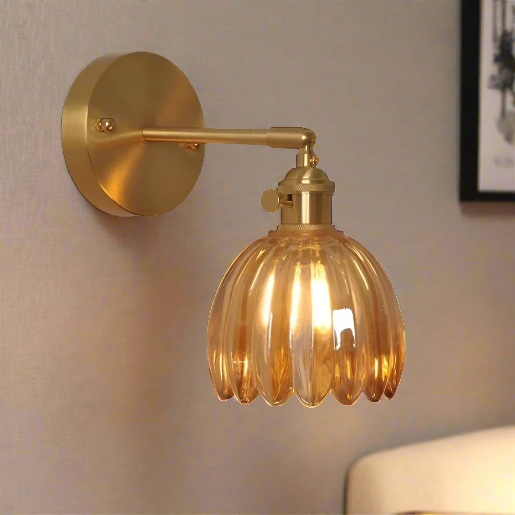 RetroLumière™ – Applique Murale Design Tulipe Éclairage Doux