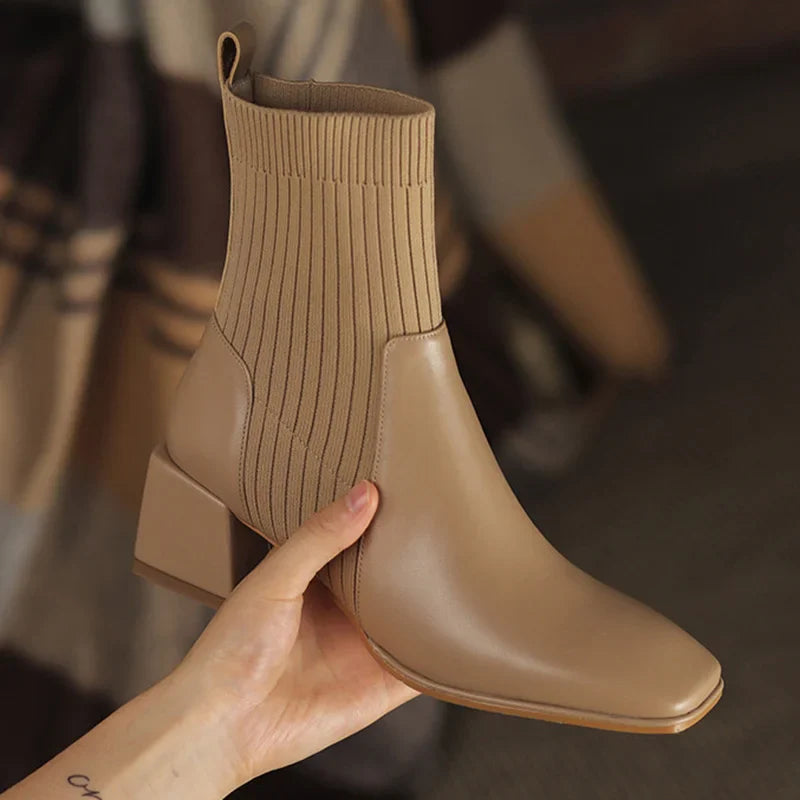 Bottines Femmes Confort Chaussures Antidérapantes