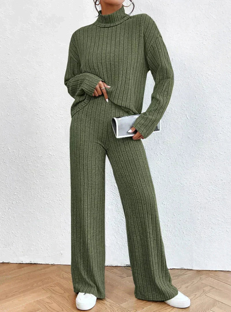 Ensemble Femme Tricoté Chaud et Confortable