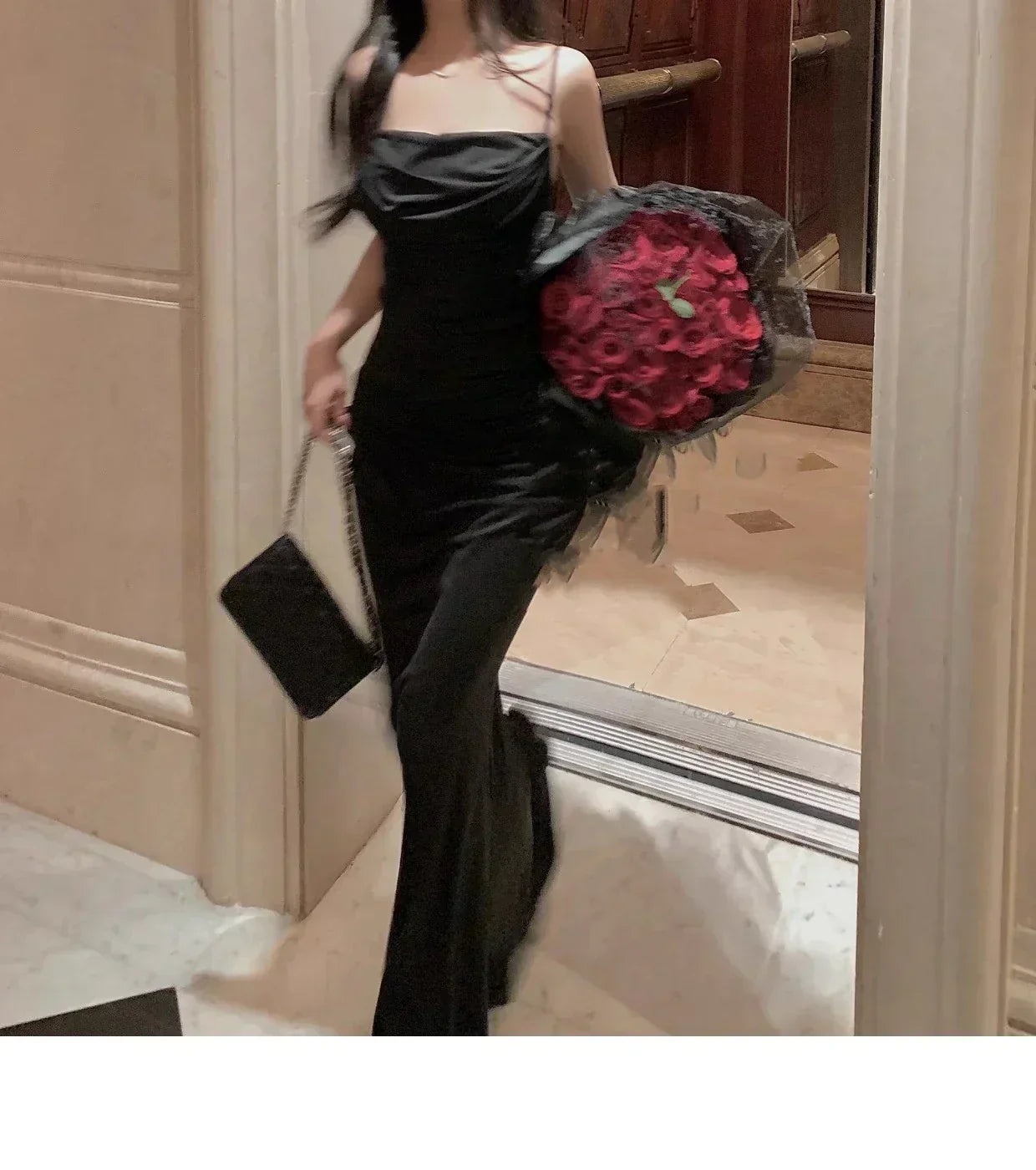 Robe de soirée femme élégante blanc satin