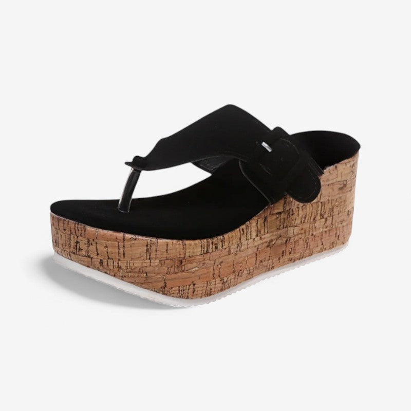 Sandales Confortables à Bout Arrondi pour Femme