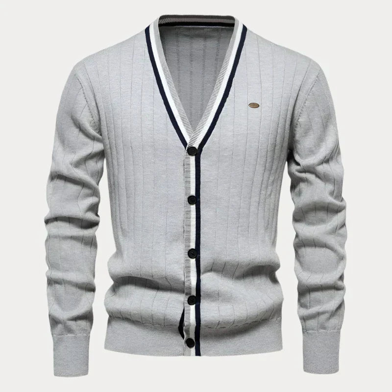 Cardigan Homme Classique Manches Longues Élégant
