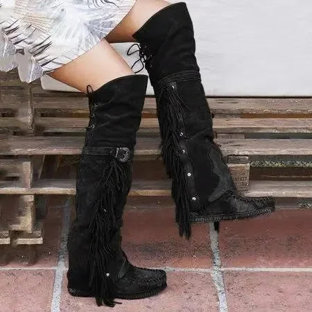 Bottes Hiver Femme Chaussures Ajustables et Confortables