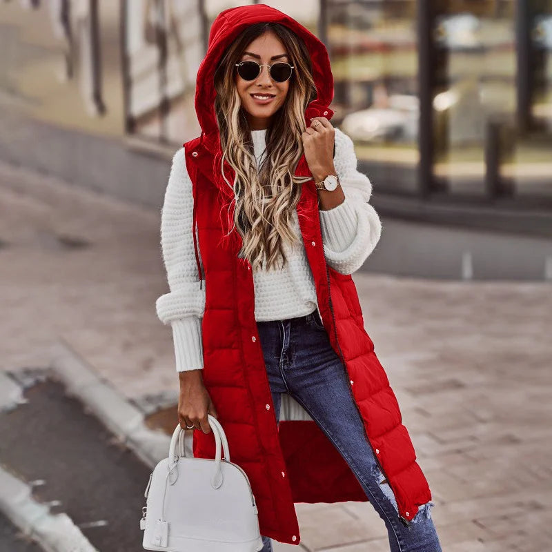 Gilet Long Doux et Chic pour Femme