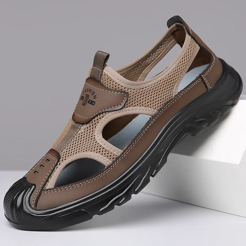AirStep™ – Sandales Homme Respirantes en Maille Légère Confort Durable