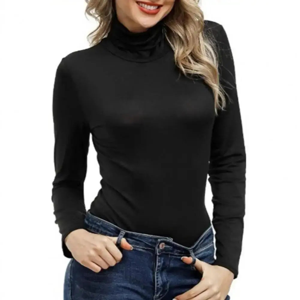 Senna | Eleganter langärmeliger Rollkragenpullover Zendoo.de