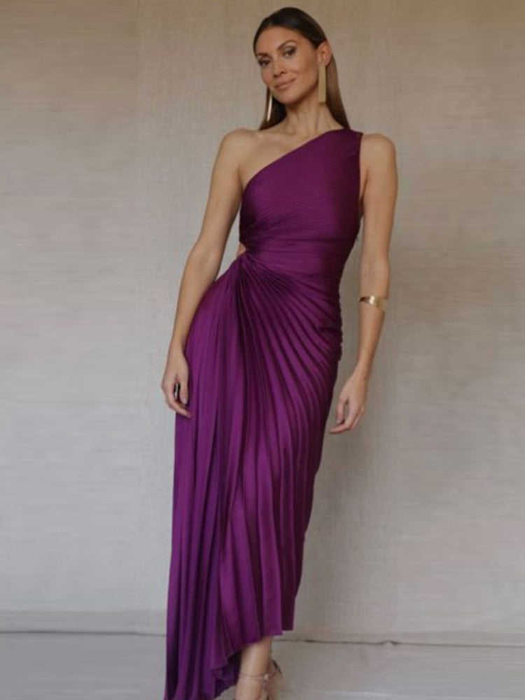 Regina™ – Robe Femme Longue en Satin Élégant pour Soirées Spéciales-2