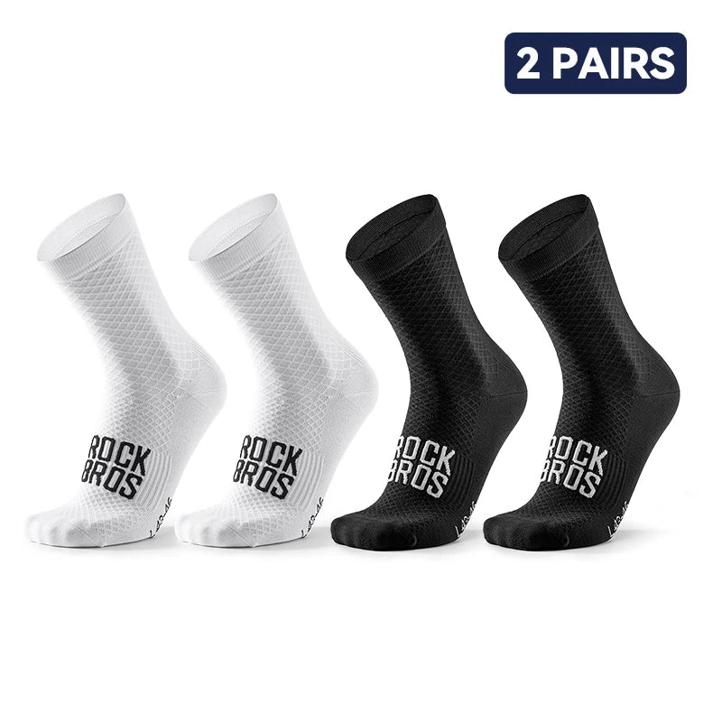 Lot Chaussettes Cyclisme Homme Respirantes Coupe Ajustée