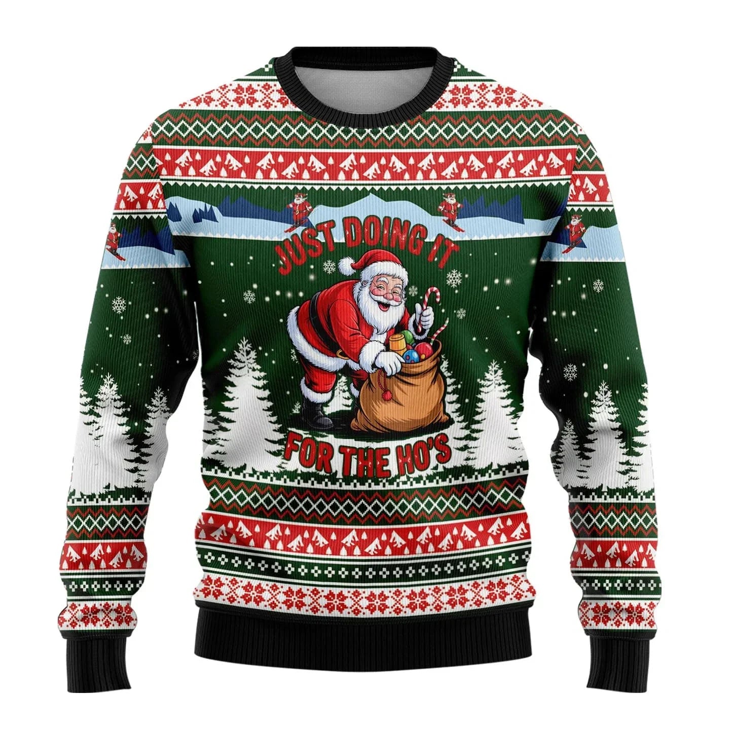 Pull Noël Homme avec Impressions de Bonhomme de Neige