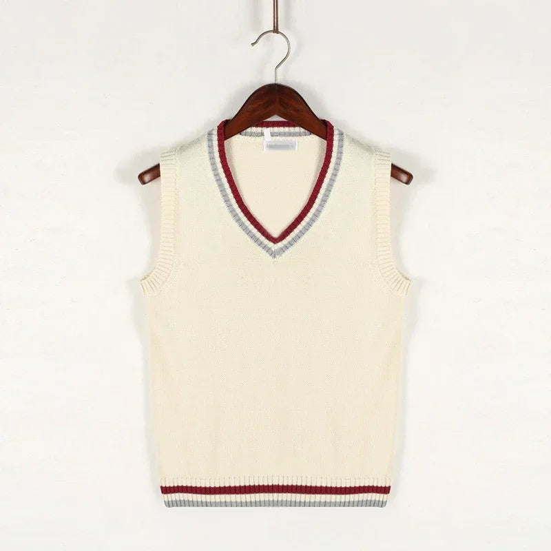 Pull Marin Gilet Col Rond pour Homme