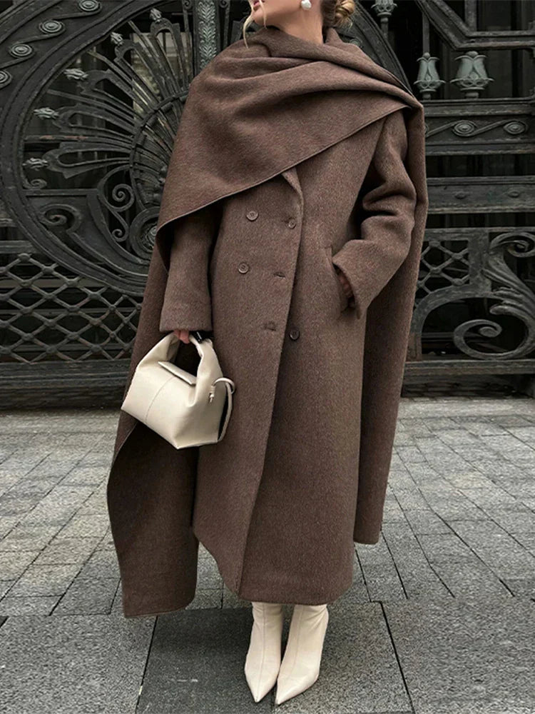 Manteau Femme Hiver Chic à Capuchon avec Double Fermeture - PanierRoyale