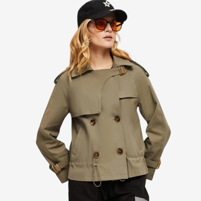 Manteau Hiver Classique à Double Boutonnage