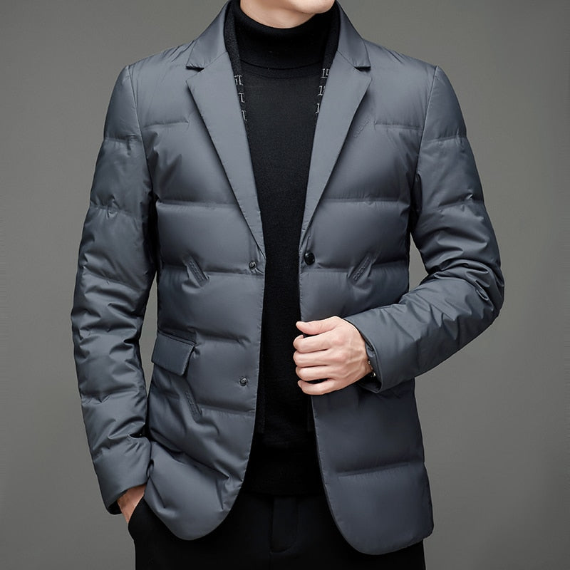 Doudoune Hiver Homme Boutons Pression Chaude et Stylique