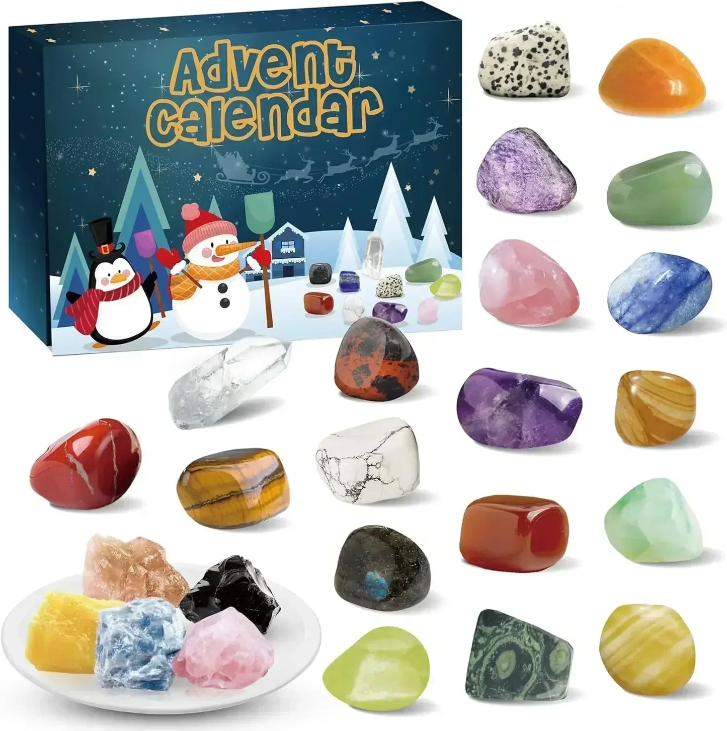 Calendrier de l'Avent Minéralogie 24 Portes à Surprises