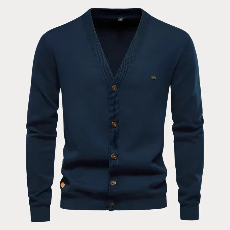 Cardigan Homme Tricoté Manches Longues