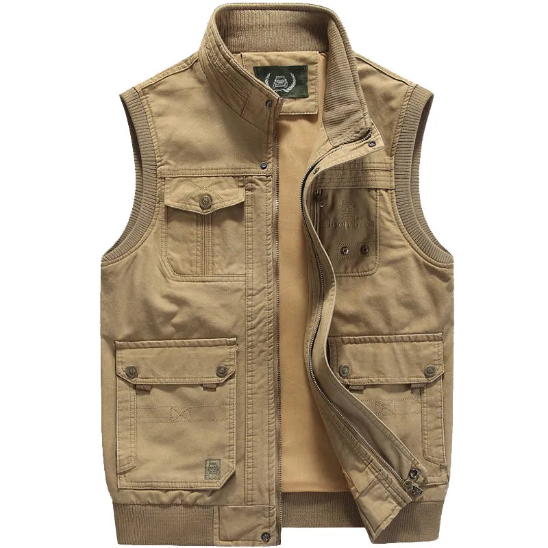 Gilet en Cuir Homme Élégant Courte Manche