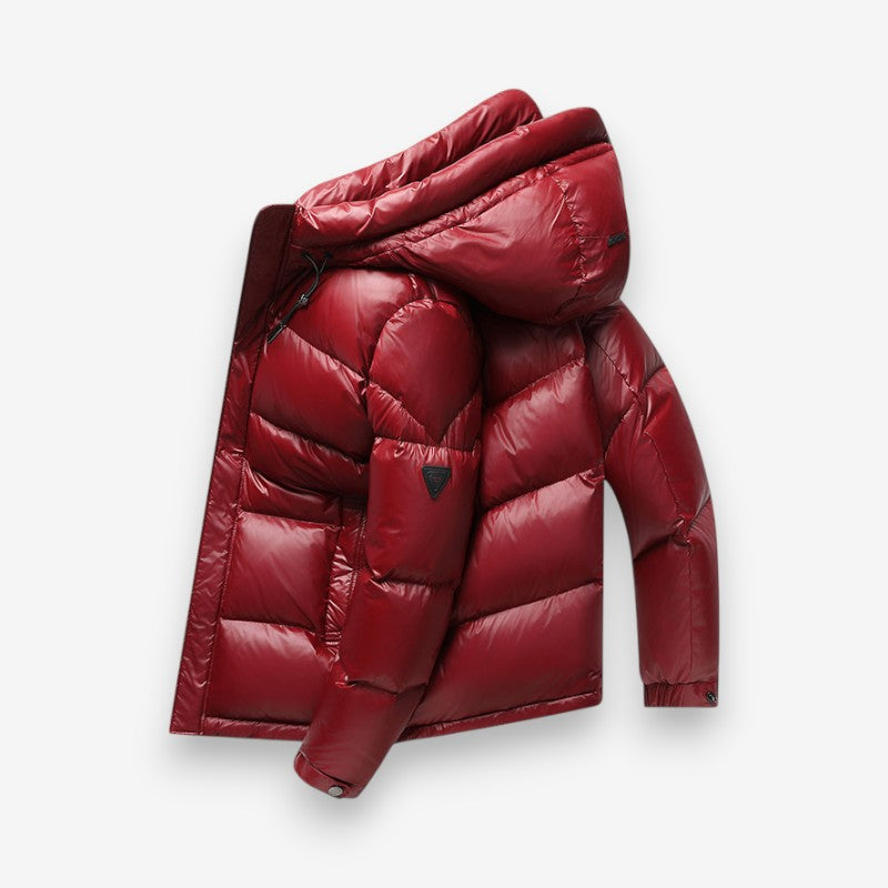 Veste Oversize à Capuche avec Poches et Fermeture Éclair