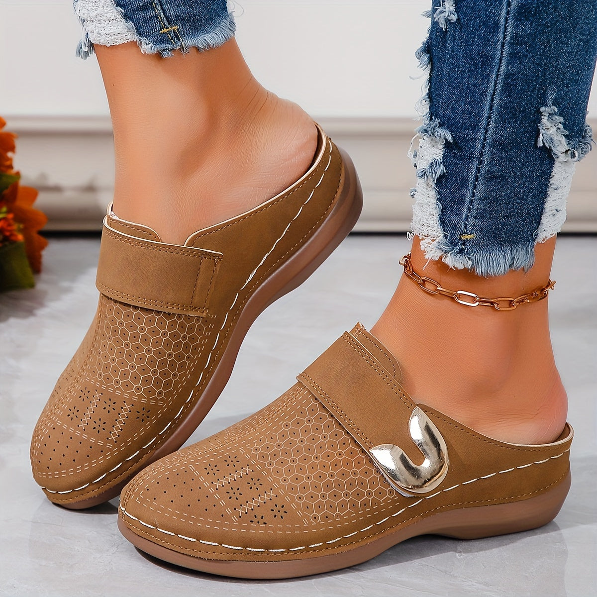 Sabella™ – Sabots Femme en Cuir, Élégance & Confort au Quotidien