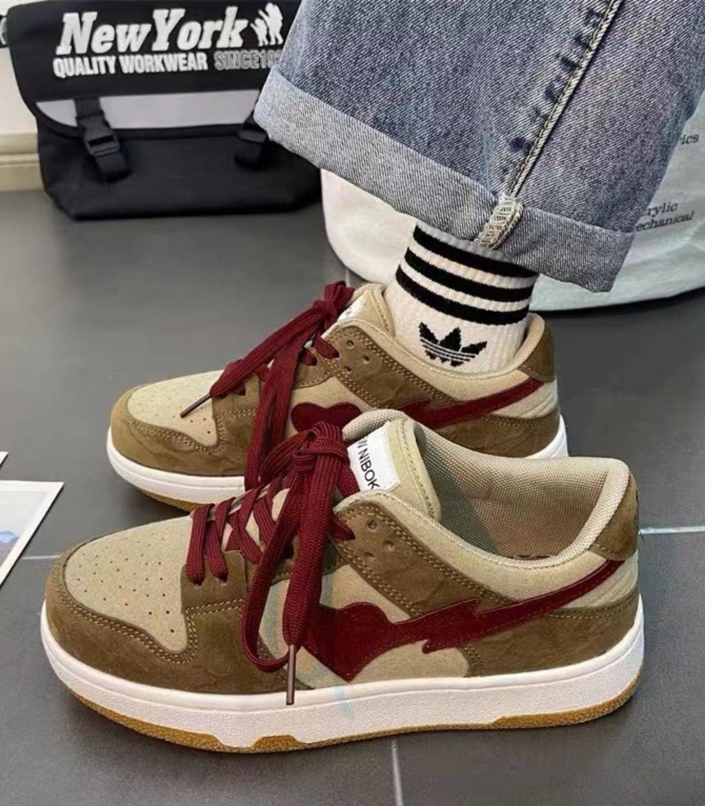 Sanaa™ – Sneakers Femmes Design Cœur Confort Respirant et Durable